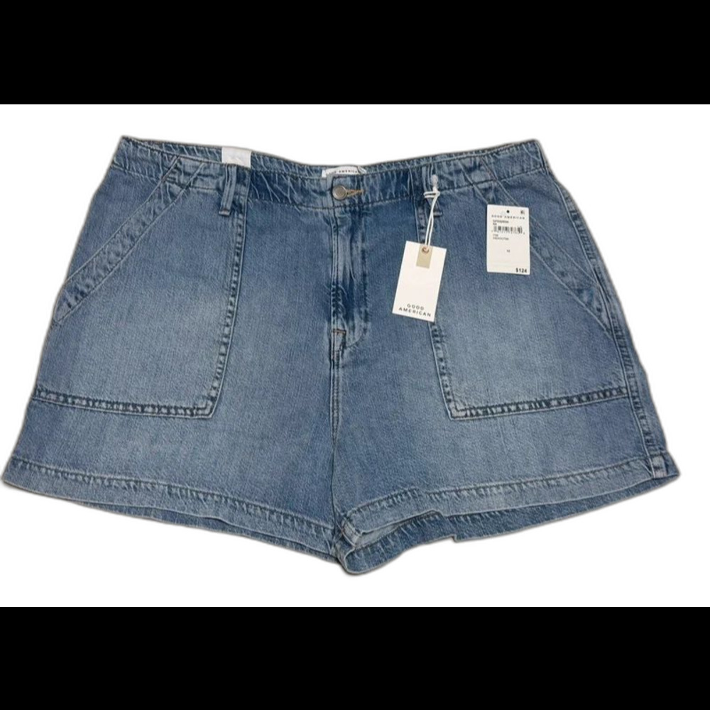 Good American denim shorts size 12